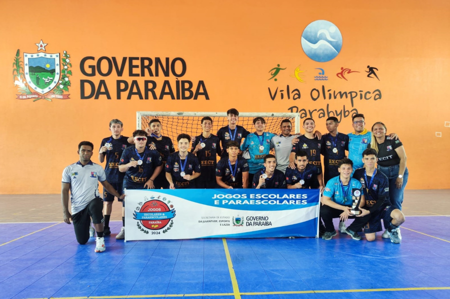 EECIT Itaporanga conquista o título no handebol masculino dos Jogos Escolares da Paraíba