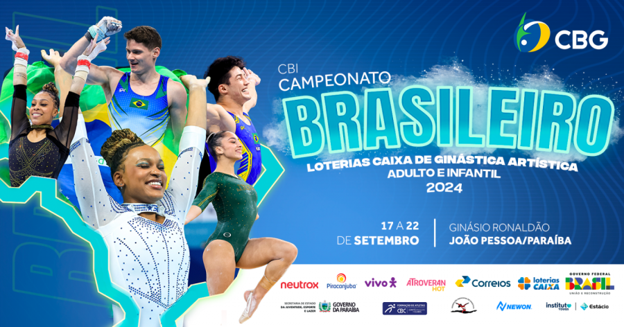 Campeonato de Ginástica, em João Pessoa, termina neste domingo (22)