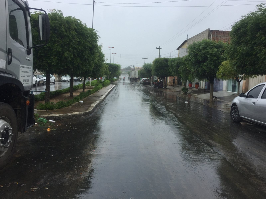 Diamante, no Vale do Piancó, registra maior índice pluviométrico de chuva nessa quinta-feira (17)